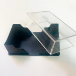 Caja de Tarjetas de Presentación – Acrílicas Negras