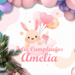 Lienzo de Pared para Cumpleaños y Baby Shower Personalizado