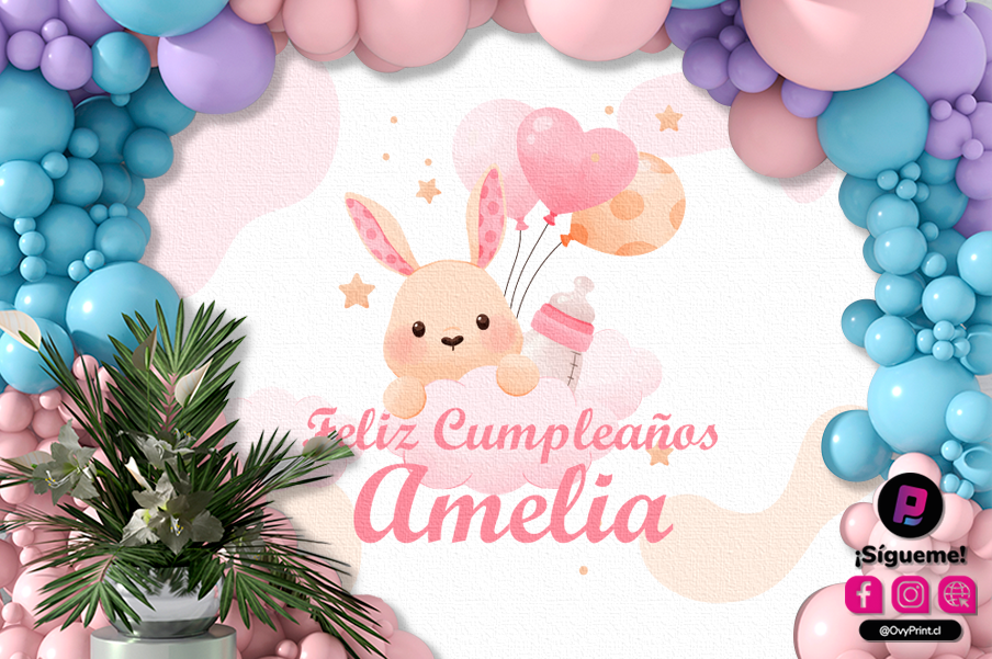 LIENZO DE CUMPLEAÑOS